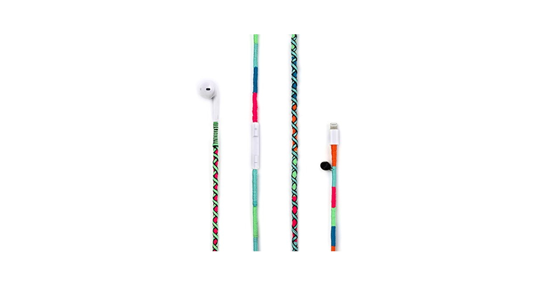 happy-nes Wired In Ear Earphone For Iphone 7, Multi Color